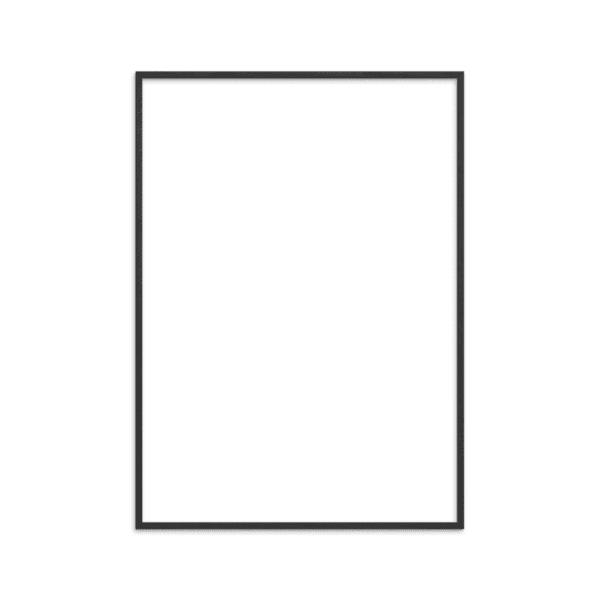 Black Wood Frame - ramme u. plakat