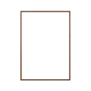 Plakatramme Mørk egetræ - Billede 1